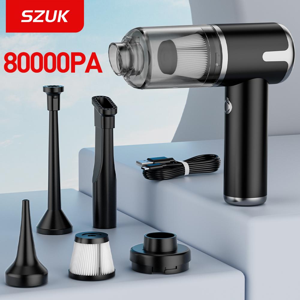 80000Pa Car Vacuum Cleaner Wireless Handled Mini Powerful Cleaning Machine Portable Car Cleaner Strong Suction Home
80000Pa Car Vacuum Cleaner Wireless Handled Mini Powerful Cleaning Machine Portable Car Cleaner Strong Suction Home