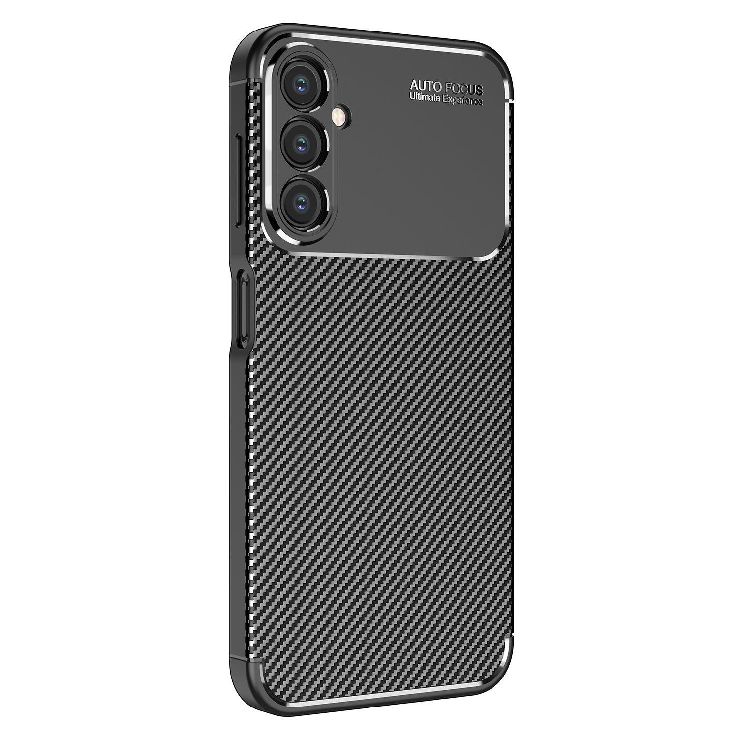 For Samsung Galaxy A14 5G/4G Carbon Fiber Texture TPU Phone Back Case Drop-proof Anti-scratch Cover Black
For Samsung Galaxy A14 5G/4G Carbon Fiber Texture TPU Phone Back Case Drop-proof Anti-scratch Cover Black