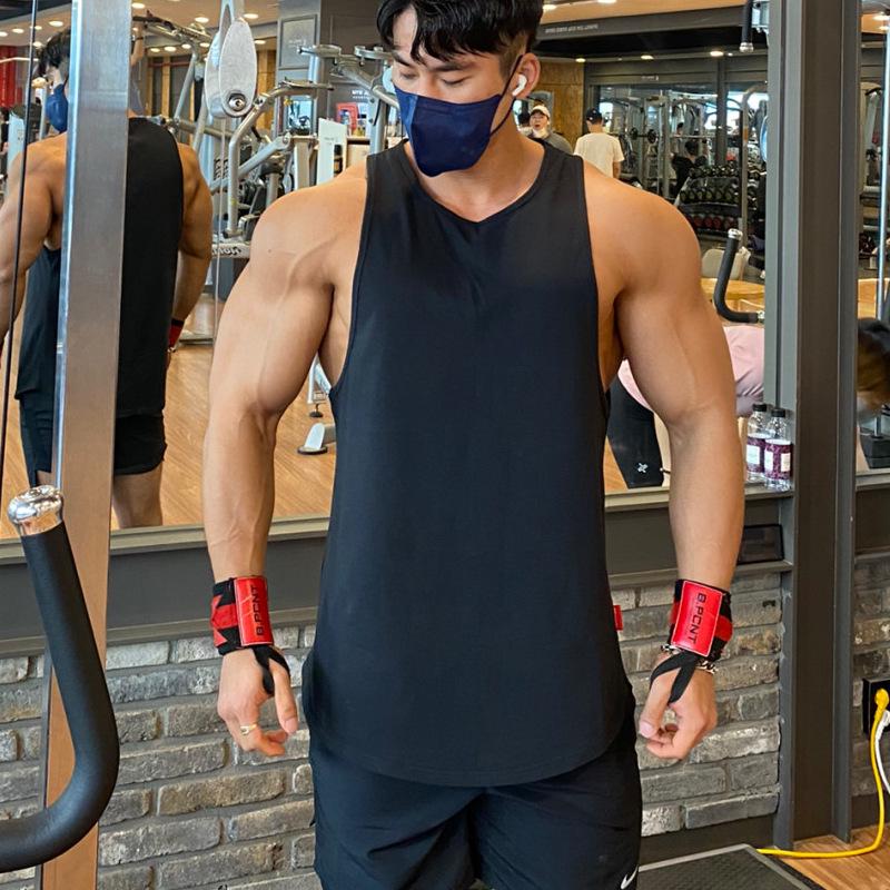 Men s Solid Color Quick-Dry Sleeveless Muscle Training Top Medium світло-коричневого кольору
Men s Solid Color Quick-Dry Sleeveless Muscle Training Top Medium світло-коричневого кольору