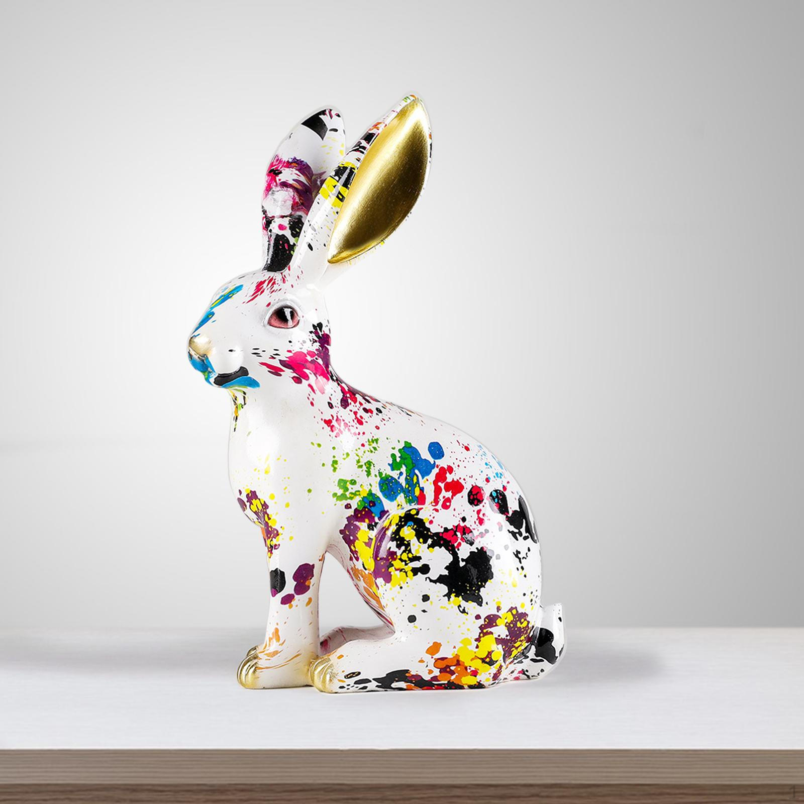 Creative Graffiti Statue Bunny Figurine Resin Sculpture Ornament for Wine Cabinet Table Centerpiece
Creative Graffiti Statue Bunny Figurine Resin Sculpture Ornament for Wine Cabinet Table Centerpiece