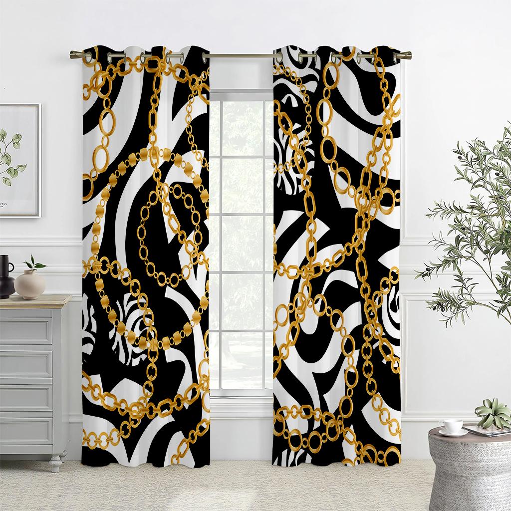 2 шт. золотистый узор ретро металлический принт шторы, спальня гостиная кухня карнизы люверсы полупрозрачные декоративные шторы W50xH140(CM)x2PCS&Rod pocket
2 шт. золотистый узор ретро металлический принт шторы, спальня гостиная кухня карнизы люверсы полупрозрачные декоративные шторы W50xH140(CM)x2PCS&Rod pocket