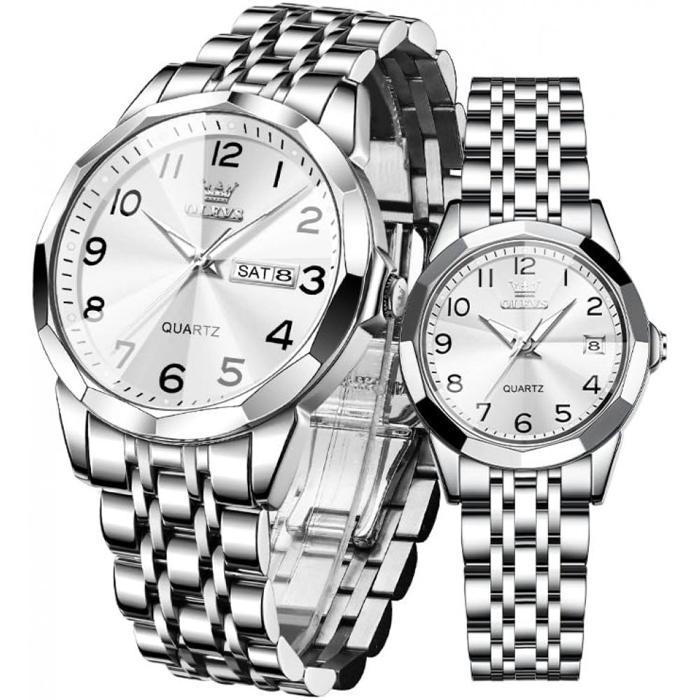 OLEVS Watch Pair Watch Polite Pair Watch Polite Pair Watch кварцевые простые RVS Dated Light View
OLEVS Watch Pair Watch Polite Pair Watch Polite Pair Watch кварцевые простые RVS Dated Light View