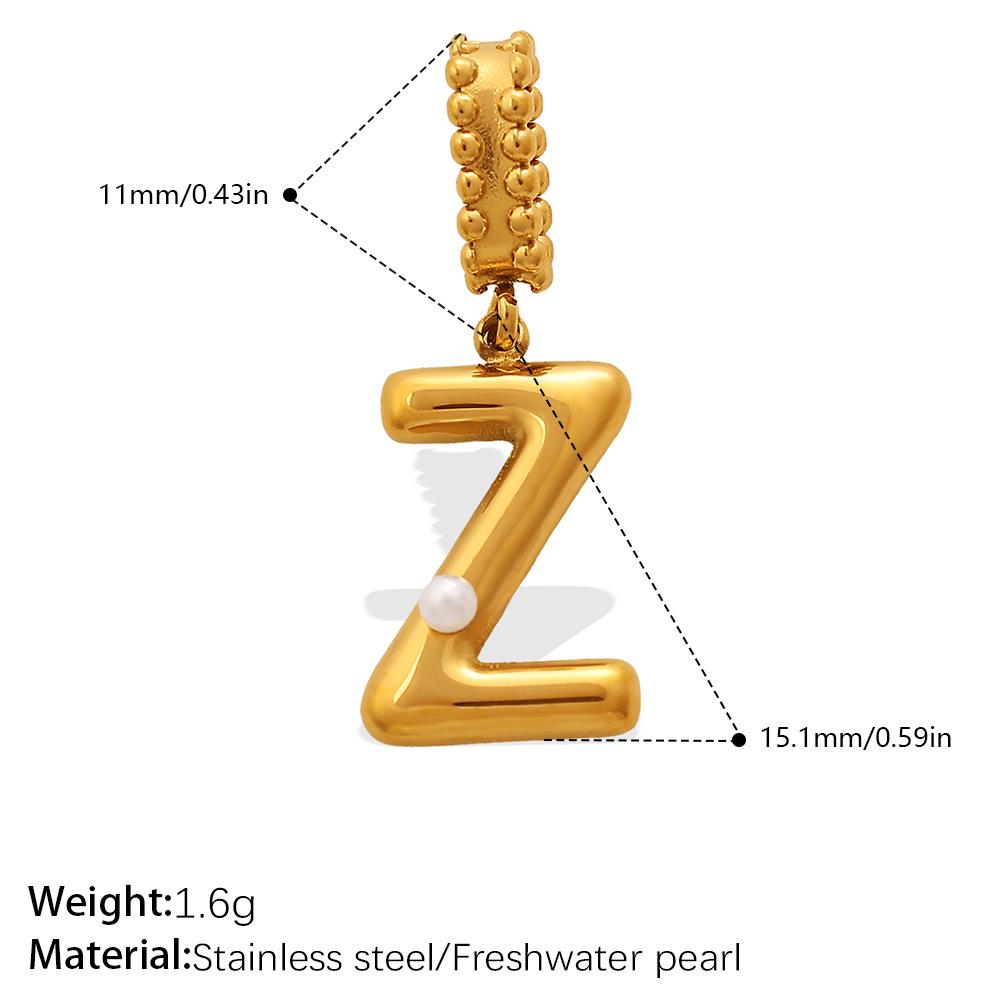 2026 European and American Fashion Personalized Bubble Three-dimensional 26 English Pearl Letter Pendant Plated with 18K Gold DIY Accessories
2026 European and American Fashion Personalized Bubble Three-dimensional 26 English Pearl Letter Pendant Plated with 18K Gold DIY Accessories