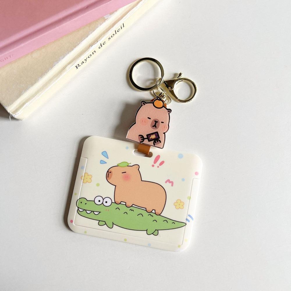 Держатель для карт из АБС-пластика Capybara, чехол для карточек с изображением животных и автобусов, милый чехол для карточек с изображением мультфильмов milk tea
Держатель для карт из АБС-пластика Capybara, чехол для карточек с изображением животных и автобусов, милый чехол для карточек с изображением мультфильмов milk tea