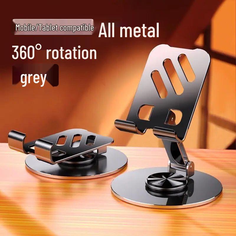 360° Rotating All-Metal Phone & Tablet Holder, Foldable and Ideal for Viewing and Streaming
360° Rotating All-Metal Phone & Tablet Holder, Foldable and Ideal for Viewing and Streaming
