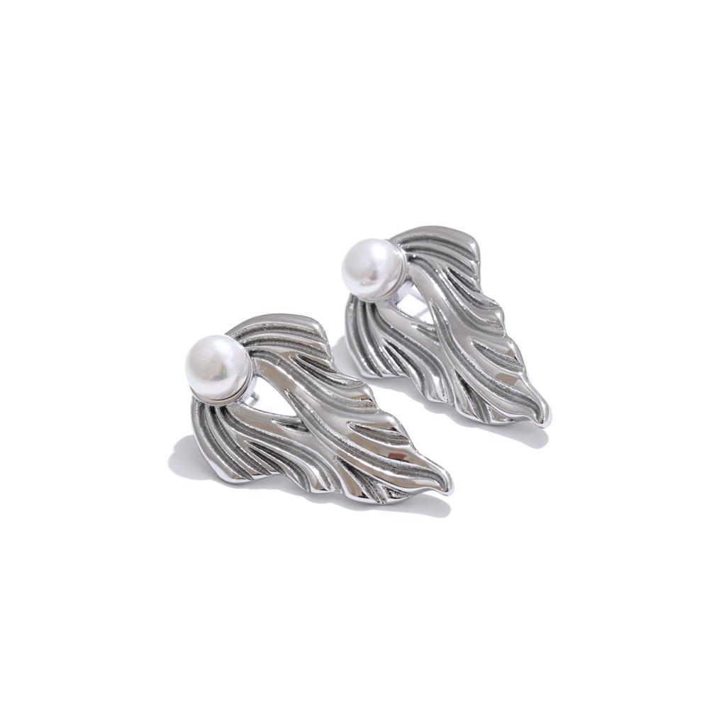 Yhpup Stainless Steel Pearl Metal Geometric Gold Silver Color Stud Earrings Stylish Unique Daily Jewelry for Women Gift
Yhpup Stainless Steel Pearl Metal Geometric Gold Silver Color Stud Earrings Stylish Unique Daily Jewelry for Women Gift