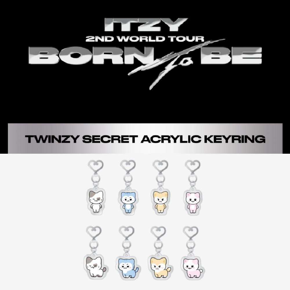 Оформите предзаказ второго мирового тура Itzy BORN TO BE в Сеуле Секретный акриловый брелок TWINZY
Оформите предзаказ второго мирового тура Itzy BORN TO BE в Сеуле Секретный акриловый брелок TWINZY