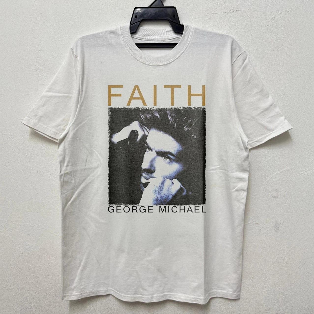 George Michael Faith T-Shirt for Men Classic Pop Music Graphic Tee Retro 80s Fan Vintage Portrait Print Short Sleeve Casual Top 5XL різнокольоровий
George Michael Faith T-Shirt for Men Classic Pop Music Graphic Tee Retro 80s Fan Vintage Portrait Print Short Sleeve Casual Top 5XL різнокольоровий
