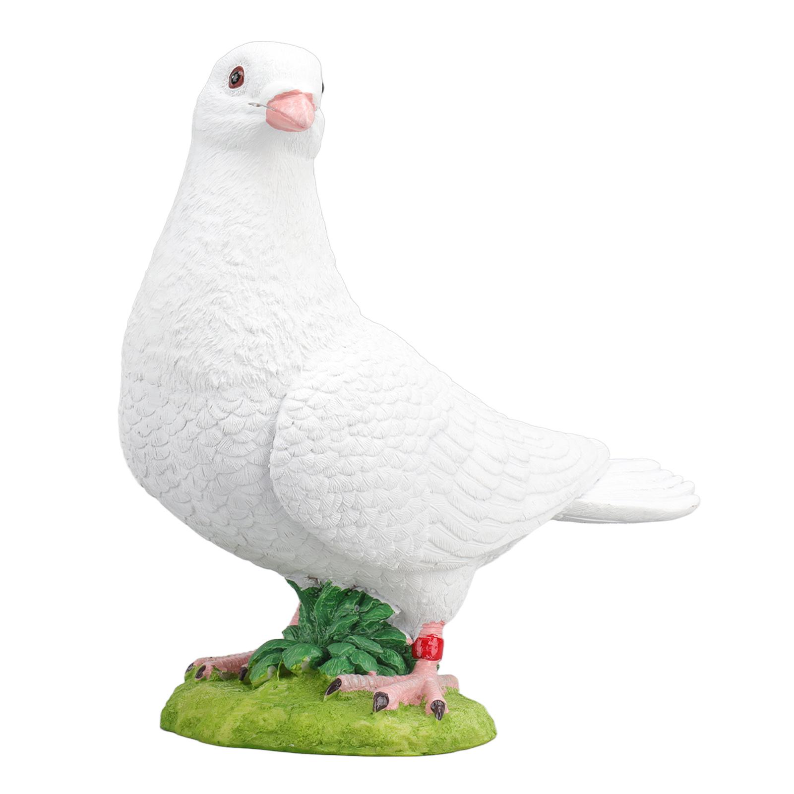 Artificial White Doves Ornament High Simulation Resin White Feather Birds Ornaments for Garden Home
Artificial White Doves Ornament High Simulation Resin White Feather Birds Ornaments for Garden Home