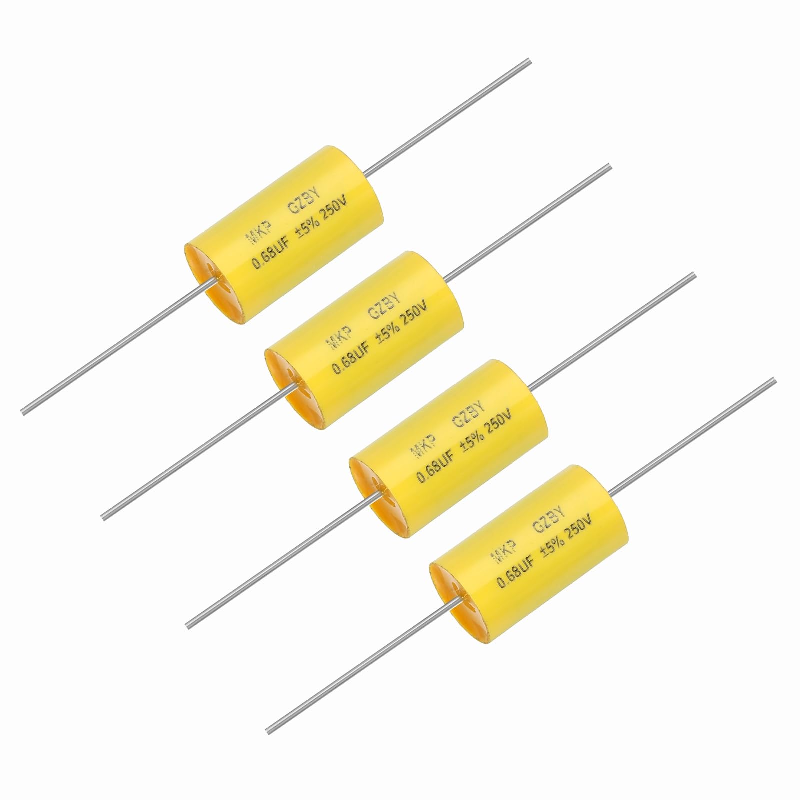 uxcell 4Pcs0.68uf Frequency Dividing Capacitor 250V Axial Audio Speaker Crossover жовтий
uxcell 4Pcs0.68uf Frequency Dividing Capacitor 250V Axial Audio Speaker Crossover жовтий