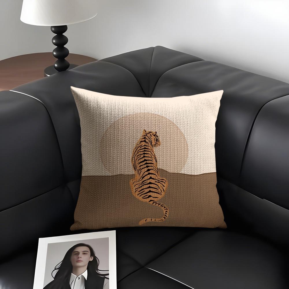 Animal Style Tiger Fashion Cushion Cover Natural Linen Organic Fabric DoubleSided Printing Sofa Home Decor Gift Pillow Case 30x30cm
Animal Style Tiger Fashion Cushion Cover Natural Linen Organic Fabric DoubleSided Printing Sofa Home Decor Gift Pillow Case 30x30cm