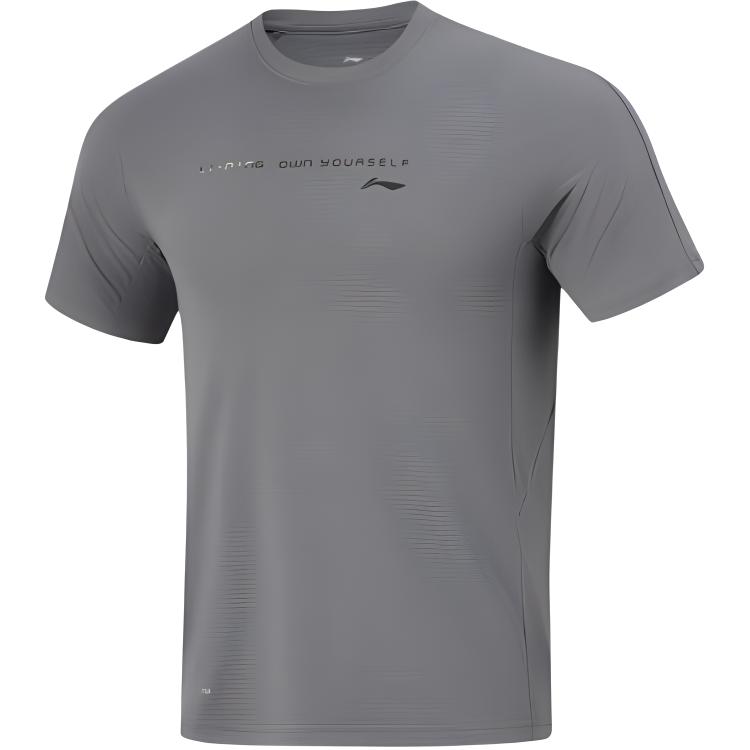 Li-Ning Fitness Series Sports Casual Solid Color Simple Short Sleeve T-Shirt Men Tops Shadow-Gray ATSU497-5 M
Li-Ning Fitness Series Sports Casual Solid Color Simple Short Sleeve T-Shirt Men Tops Shadow-Gray ATSU497-5 M
