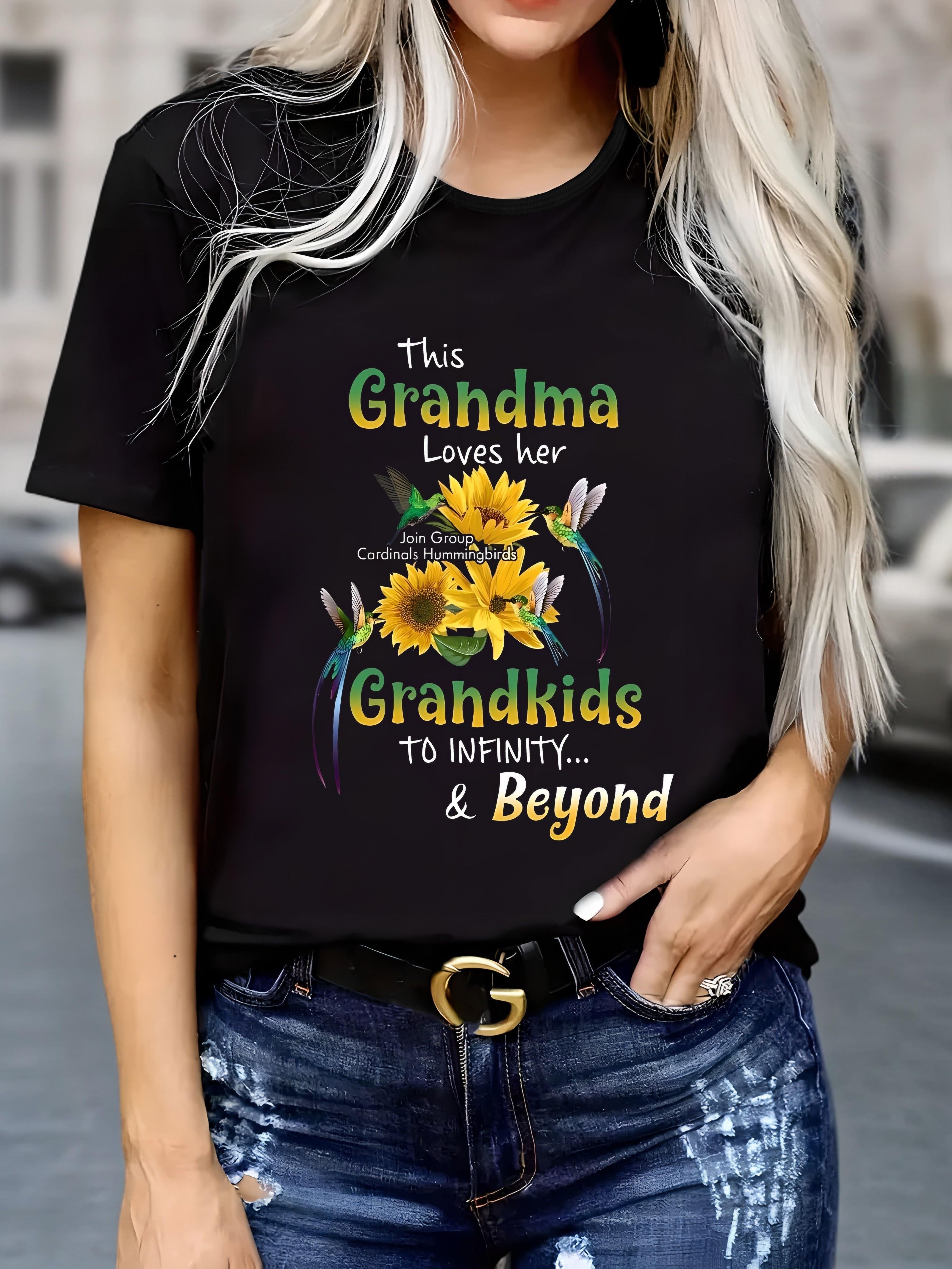 Plus Size, Plus Size Grandma Grandkids Graphic Print T-shirt, Short Sleeve Crew Neck Casual Top for Summer & Spring, Women s Clothing 5XL різнокольоровий
Plus Size, Plus Size Grandma Grandkids Graphic Print T-shirt, Short Sleeve Crew Neck Casual Top for Summer & Spring, Women s Clothing 5XL різнокольоровий
