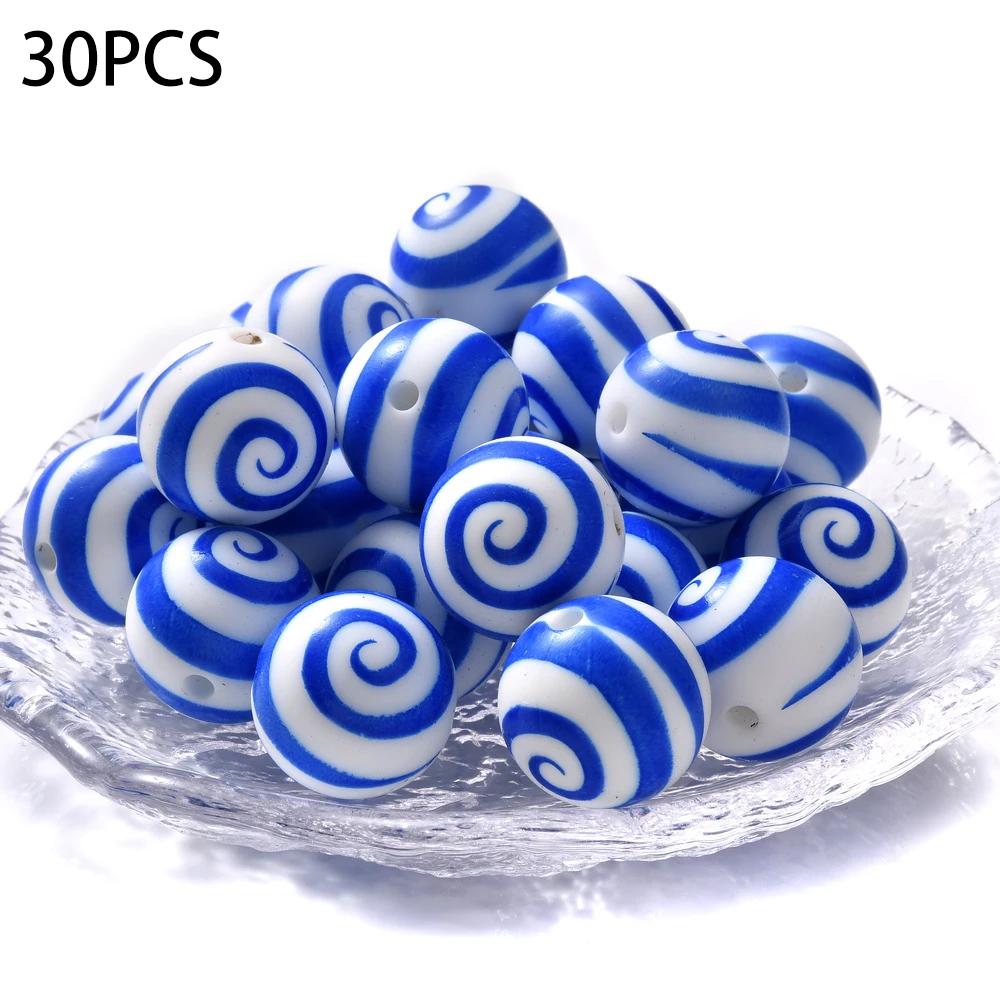 30PCS spiral patterned silicone bead set, perfect for DIY handmade crafts such as keychains, necklaces, bracelets, etc
30PCS spiral patterned silicone bead set, perfect for DIY handmade crafts such as keychains, necklaces, bracelets, etc