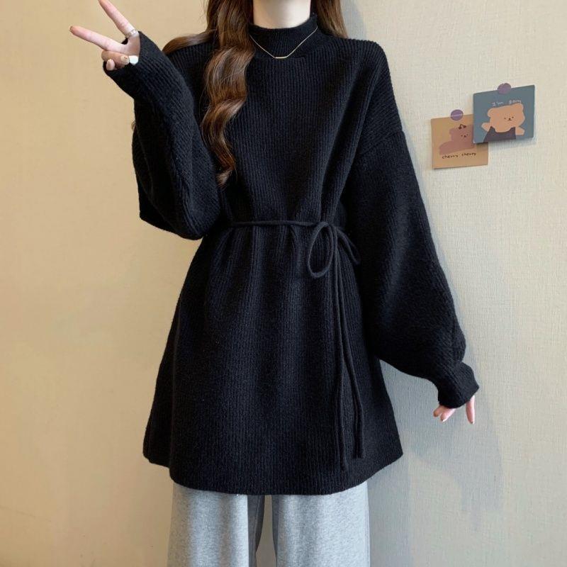 Plus Size Women s High Neck Knit Dress: Waist-Cinching Slimming Base Layer for Autumn/Winter L for 105-115 Jin
Plus Size Women s High Neck Knit Dress: Waist-Cinching Slimming Base Layer for Autumn/Winter L for 105-115 Jin
