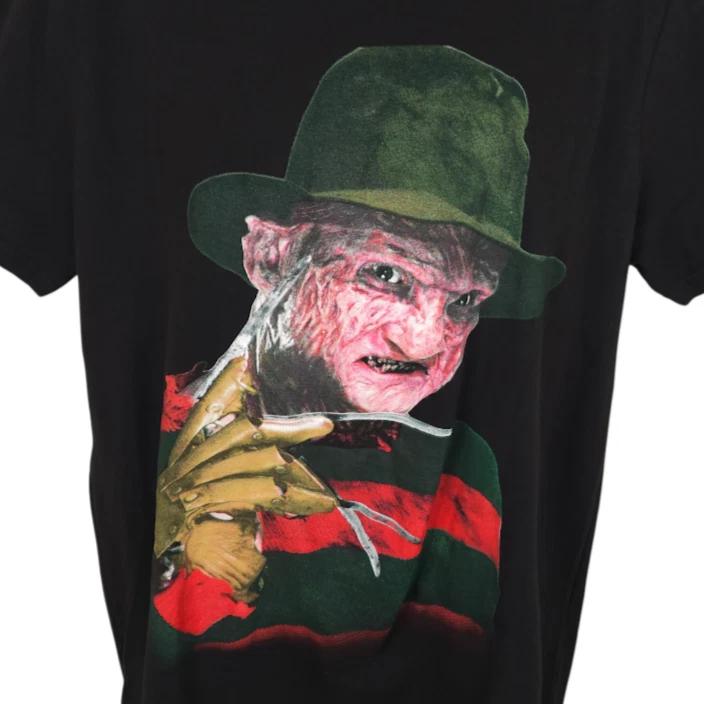 Nightmare On Elm Street 100% Cotton T-shirt Mens Tees Top Mens Size Large Black Freddy Krueger Horror Tee 2XL
Nightmare On Elm Street 100% Cotton T-shirt Mens Tees Top Mens Size Large Black Freddy Krueger Horror Tee 2XL
