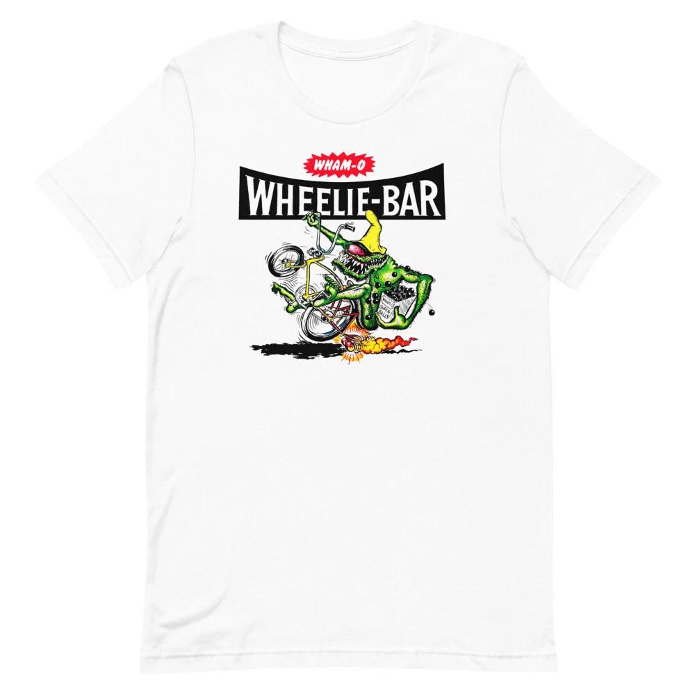WHAMO WHEELIE BAR Bike Cycling 60s Retro Style Graphic Tee Shirt Unisex 100% Cotton T-shirt Mens Tees Top 4XL
WHAMO WHEELIE BAR Bike Cycling 60s Retro Style Graphic Tee Shirt Unisex 100% Cotton T-shirt Mens Tees Top 4XL