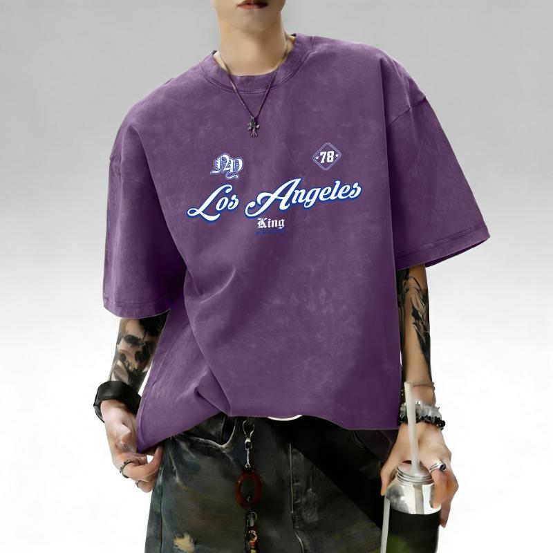 Los Angeles King Letter Creative Printing Summer Washed T-Shirt Men Trendy Loose Clothing Cotton Soft T Shirt Casual O-Neck Top XL
Los Angeles King Letter Creative Printing Summer Washed T-Shirt Men Trendy Loose Clothing Cotton Soft T Shirt Casual O-Neck Top XL