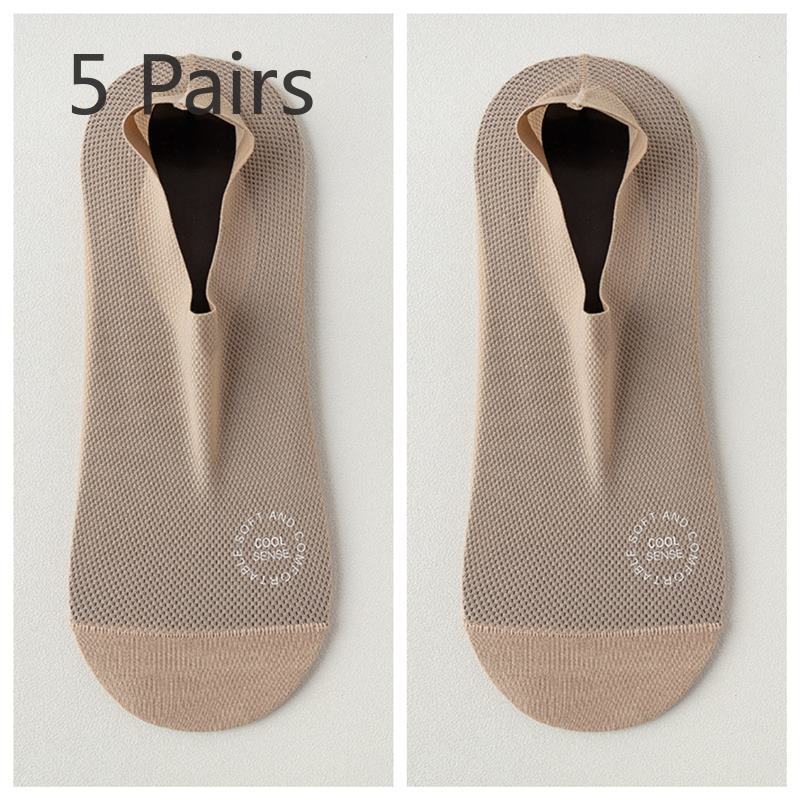 5 пар мужских летних носков из тонкой сетки с дышащей невидимой хлопковой подошвой, впитывающих пот, дезодорирующих, нескользящих, с лодочкой 5 Pairs хаки
5 пар мужских летних носков из тонкой сетки с дышащей невидимой хлопковой подошвой, впитывающих пот, дезодорирующих, нескользящих, с лодочкой 5 Pairs хаки