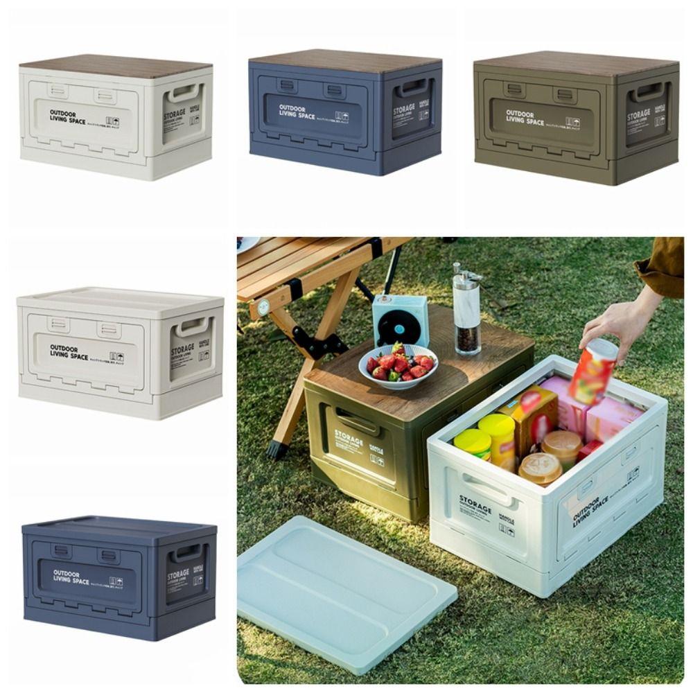 Collapsible Camping Storage Box 27L Foldable Trunk Organizer Camping Gear White-Plastic Lid
Collapsible Camping Storage Box 27L Foldable Trunk Organizer Camping Gear White-Plastic Lid