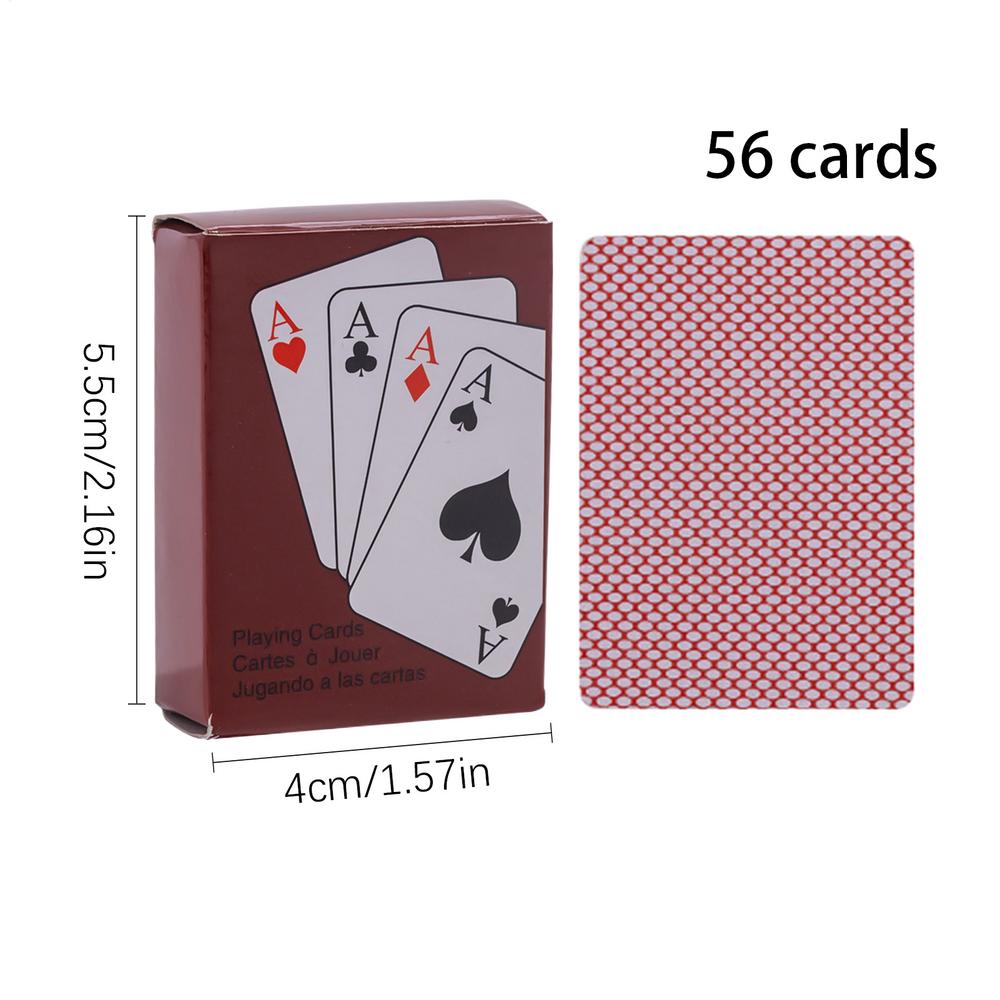 Кишеньковий розмір Гральні карти для Покеру Подарунок на вечірку Мініатюрні карти для Покеру Для Чоловіків Жінок Хлопчиків Дівчат Молоді Підлітків Щоденні Розваги Корпоративні червоний
Кишеньковий розмір Гральні карти для Покеру Подарунок на вечірку Мініатюрні карти для Покеру Для Чоловіків Жінок Хлопчиків Дівчат Молоді Підлітків Щоденні Розваги Корпоративні червоний
