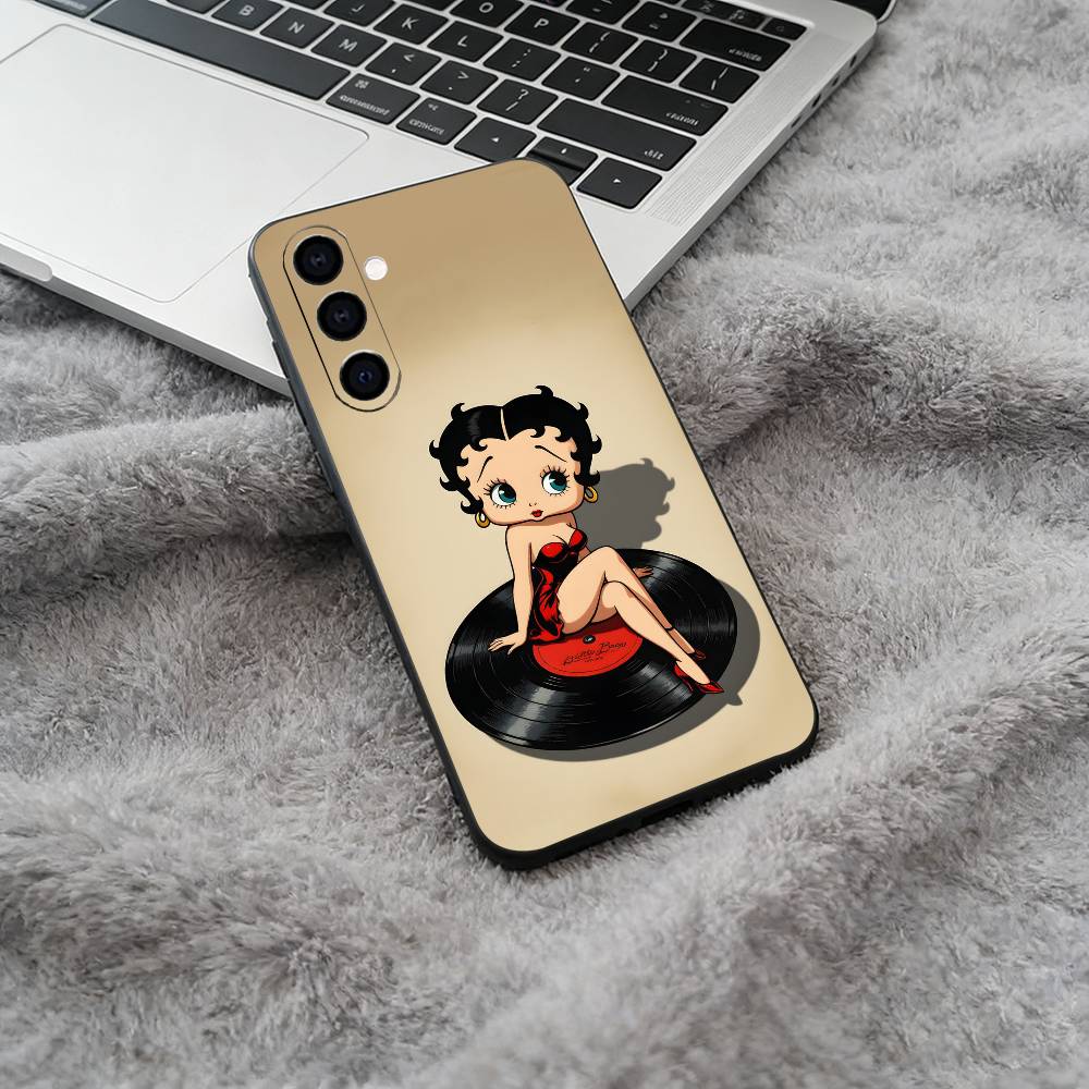 Classic Character Anime B-Bettys Boops Black Soft Silicone Phone Case for Samsung Galaxy A73, A71, A72, A70, A53, A52, A51 Samsung a30 a20
Classic Character Anime B-Bettys Boops Black Soft Silicone Phone Case for Samsung Galaxy A73, A71, A72, A70, A53, A52, A51 Samsung a30 a20
