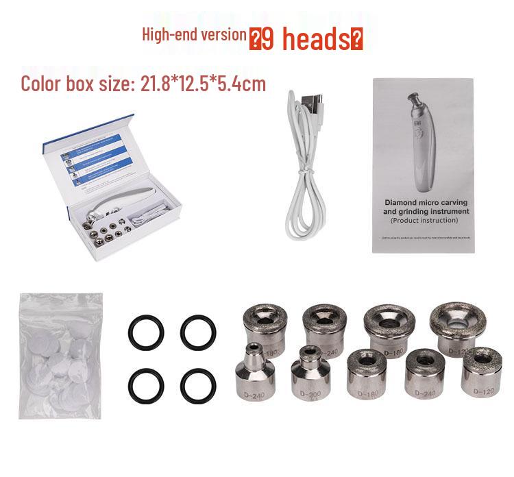 Handheld Diamond Microdermabrasion Skin Rejuvenation and Exfoliation Device for Home Facial Cleansing USB Charging
Handheld Diamond Microdermabrasion Skin Rejuvenation and Exfoliation Device for Home Facial Cleansing USB Charging