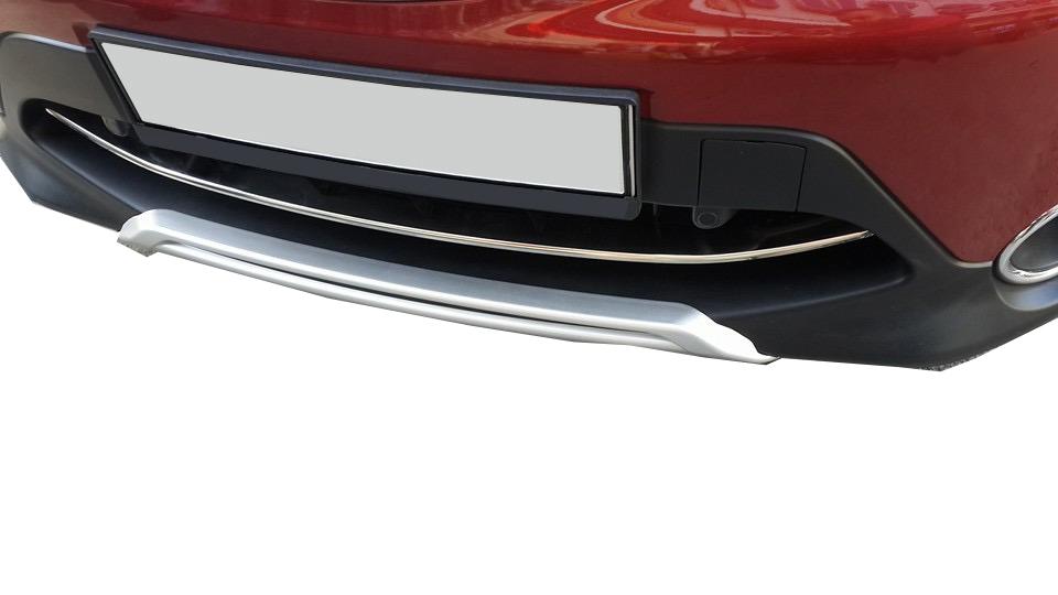Накладка на передній бампер (2014-2017, нерж) Carmos - Турецька сталь для Nissan Qashqai
Накладка на передній бампер (2014-2017, нерж) Carmos - Турецька сталь для Nissan Qashqai