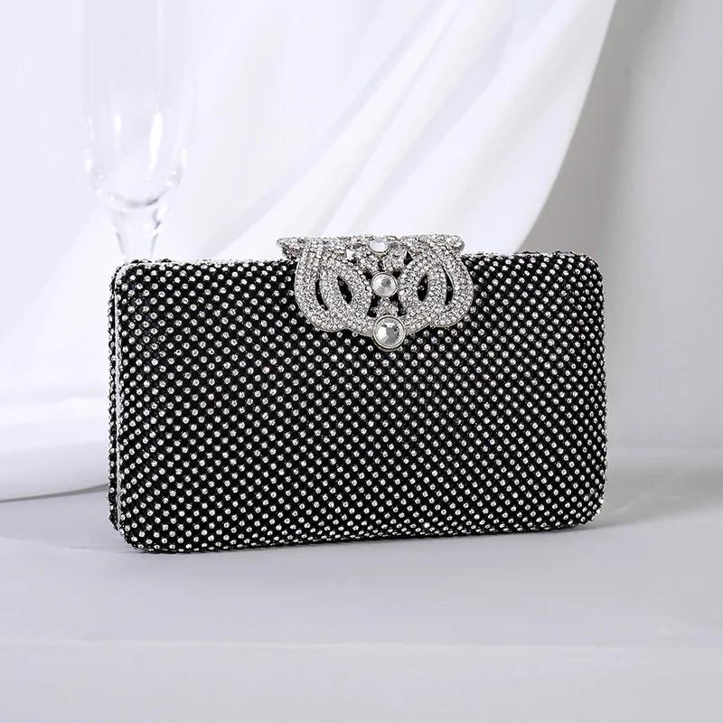 Rhinestone Evening Bags Women Clutch for Party/banquet/night Clutches and Purse Gold Silver Black Luxury Shoulder Bag with Chain чёрный
Rhinestone Evening Bags Women Clutch for Party/banquet/night Clutches and Purse Gold Silver Black Luxury Shoulder Bag with Chain чёрный