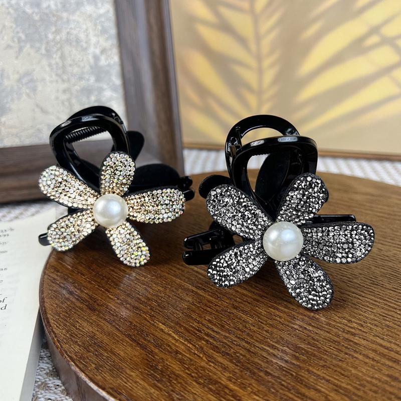 Fashion Rhinestone Pearl Flower Hair Claw Elegant Shark Clip For Women Girls Exquisite Hair Accessories Ponytail Hair Clip Gifts A1
Fashion Rhinestone Pearl Flower Hair Claw Elegant Shark Clip For Women Girls Exquisite Hair Accessories Ponytail Hair Clip Gifts A1