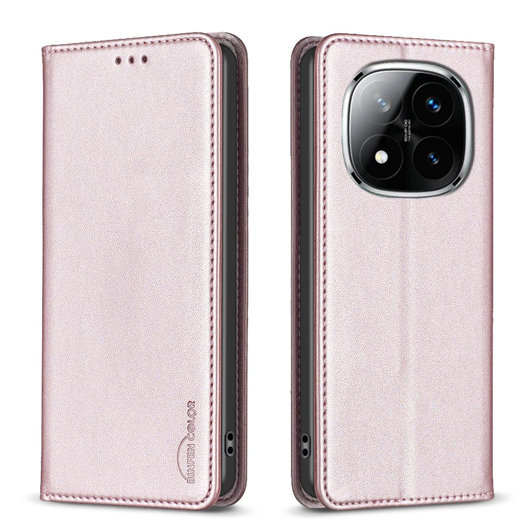 BINFEN COLOR BF18 Для Xiaomi Redmi Note 14 Pro+ 5G/Note 14 Pro 5G/Poco X7 5G Шкіряний чохол Слоти для карток Чохол для телефону Rose Gold
BINFEN COLOR BF18 Для Xiaomi Redmi Note 14 Pro+ 5G/Note 14 Pro 5G/Poco X7 5G Шкіряний чохол Слоти для карток Чохол для телефону Rose Gold