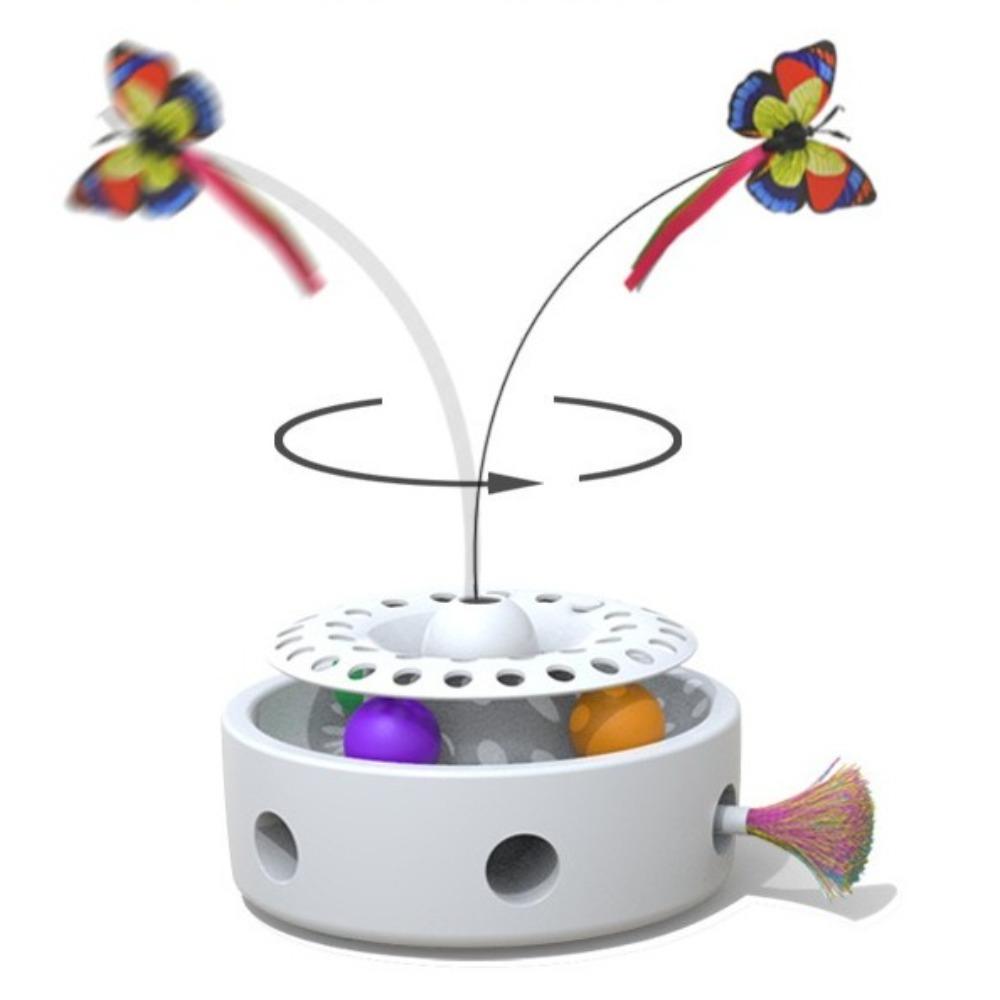 Fluttering Butterfly Interactive Kitten Toy 3in1 Exercise Kicker New Cat Toys Pet Supplies білий
Fluttering Butterfly Interactive Kitten Toy 3in1 Exercise Kicker New Cat Toys Pet Supplies білий