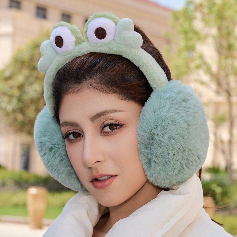 Winter Plush Cartoon Earmuffs, Warm And Foldable Earmuffs One Size зелений
Winter Plush Cartoon Earmuffs, Warm And Foldable Earmuffs One Size зелений