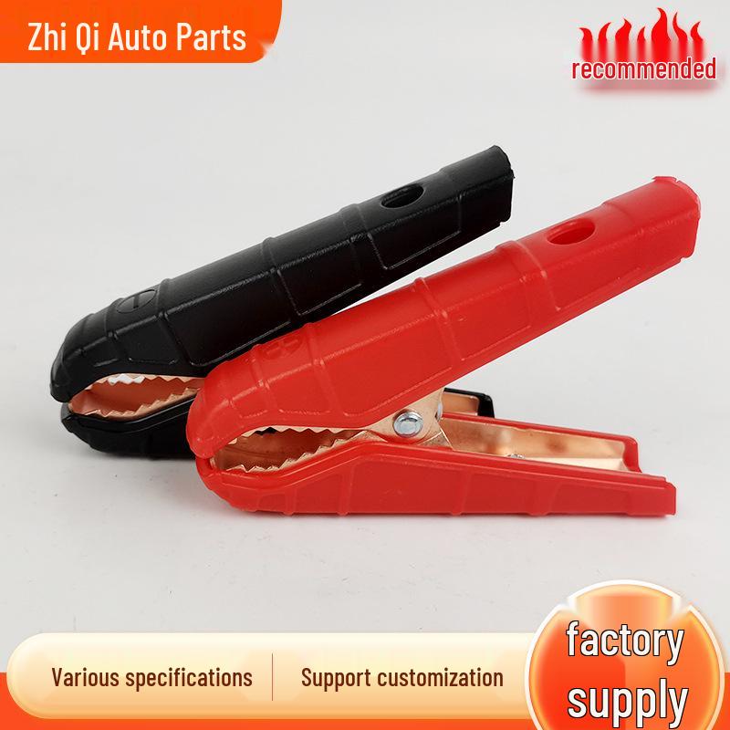 Copper-Plated Alligator Clips with Leather Sheath, 250V/100A, 250A Charging Capacity for Car Batteries Copper-plated
Copper-Plated Alligator Clips with Leather Sheath, 250V/100A, 250A Charging Capacity for Car Batteries Copper-plated