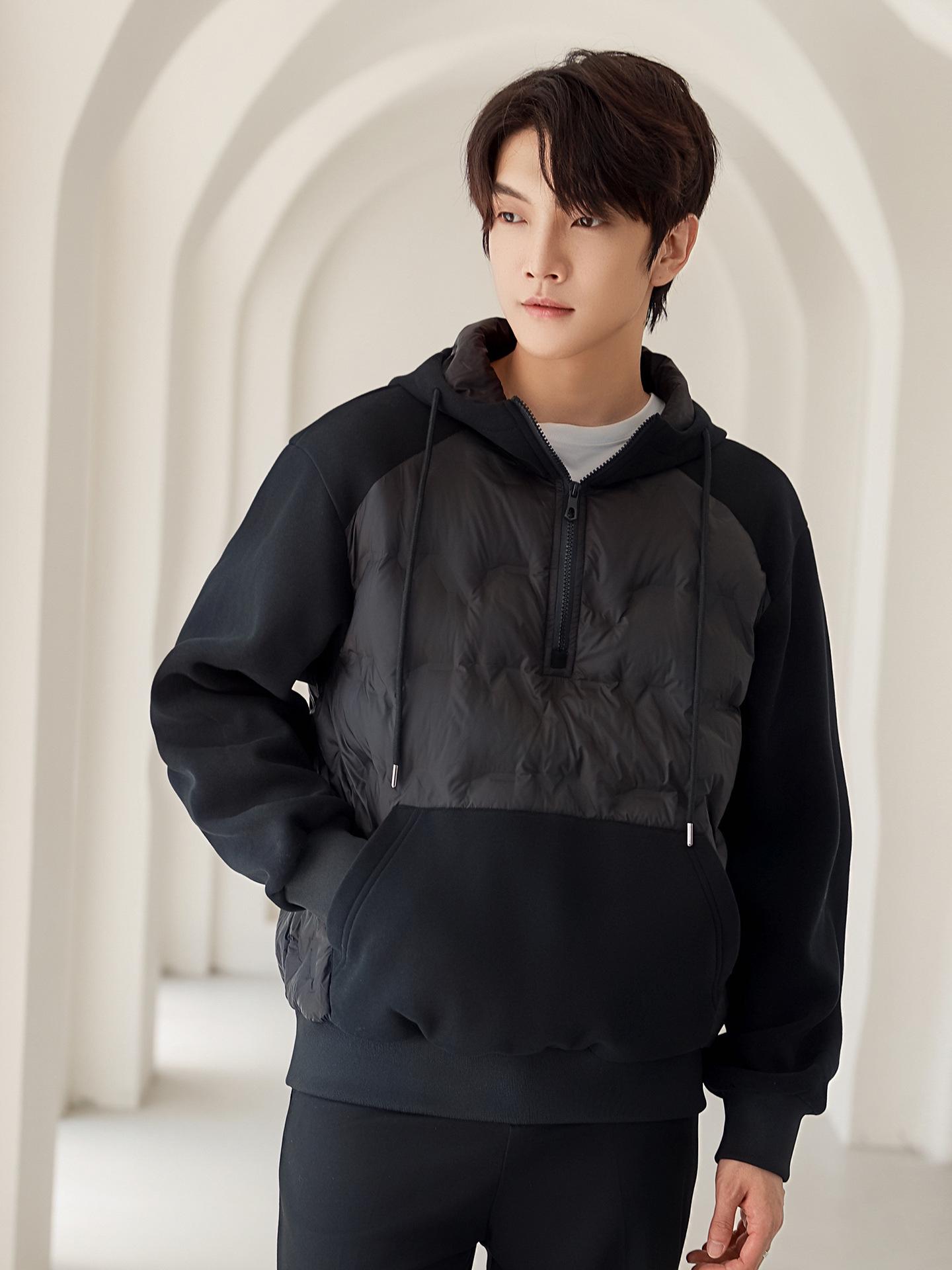 Men s Loose Korean Style Warm Unisex Duck Down Hoodie Jacket for Autumn and Winter. Large чорний
Men s Loose Korean Style Warm Unisex Duck Down Hoodie Jacket for Autumn and Winter. Large чорний