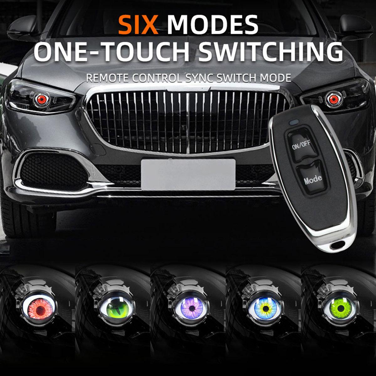 3 Inch Car LED Devil Eyes Demon Evil Eye Lenses 12V 36V For Car Remote Control Eyes Retrofit Kits Fitting Auto Light Accessorie
3 Inch Car LED Devil Eyes Demon Evil Eye Lenses 12V 36V For Car Remote Control Eyes Retrofit Kits Fitting Auto Light Accessorie