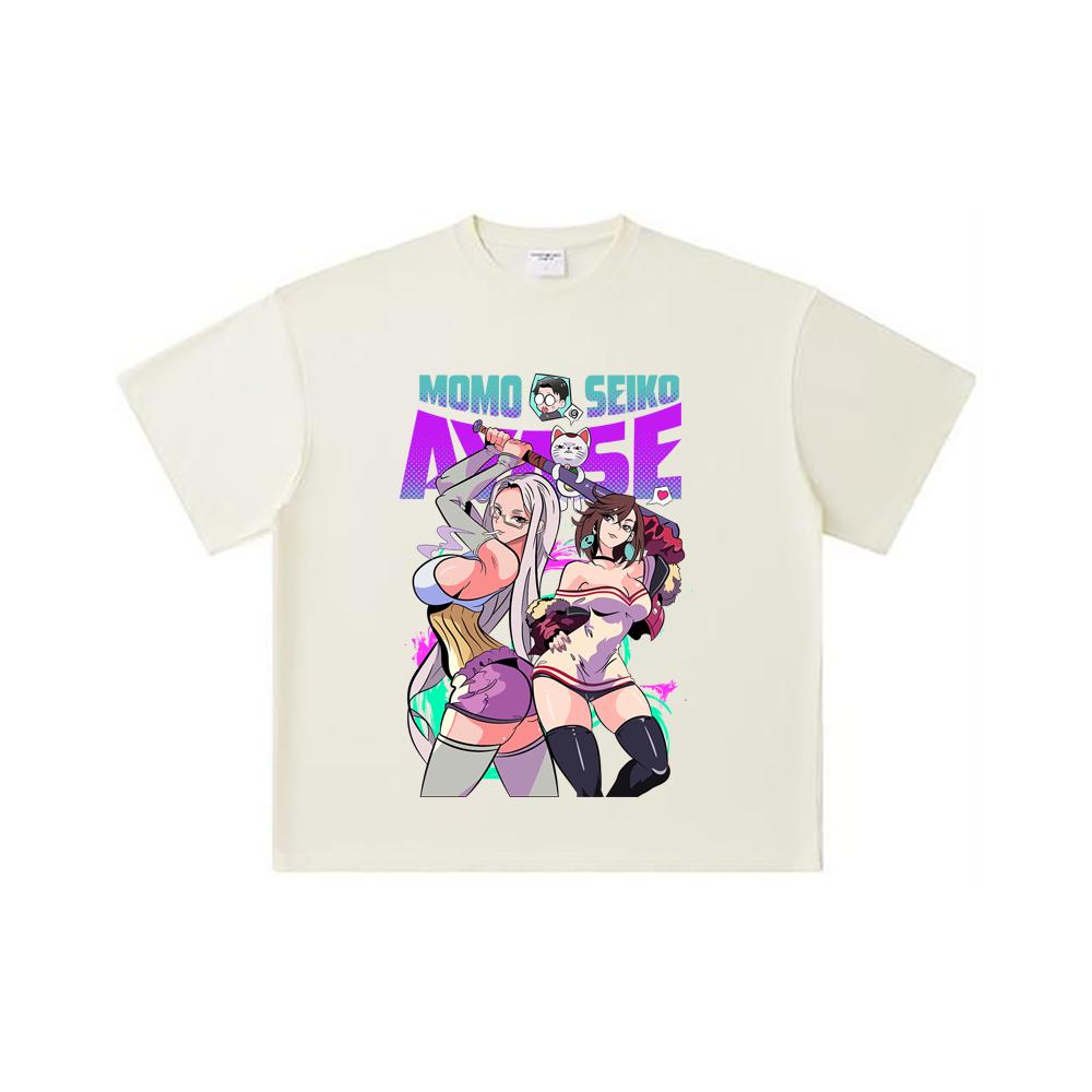 260 GSM Double Yarn 32 Count 100% Cotton Dandadan V22 Momo Seiko Print Unisex Heavy Cotton T Shirt S
260 GSM Double Yarn 32 Count 100% Cotton Dandadan V22 Momo Seiko Print Unisex Heavy Cotton T Shirt S