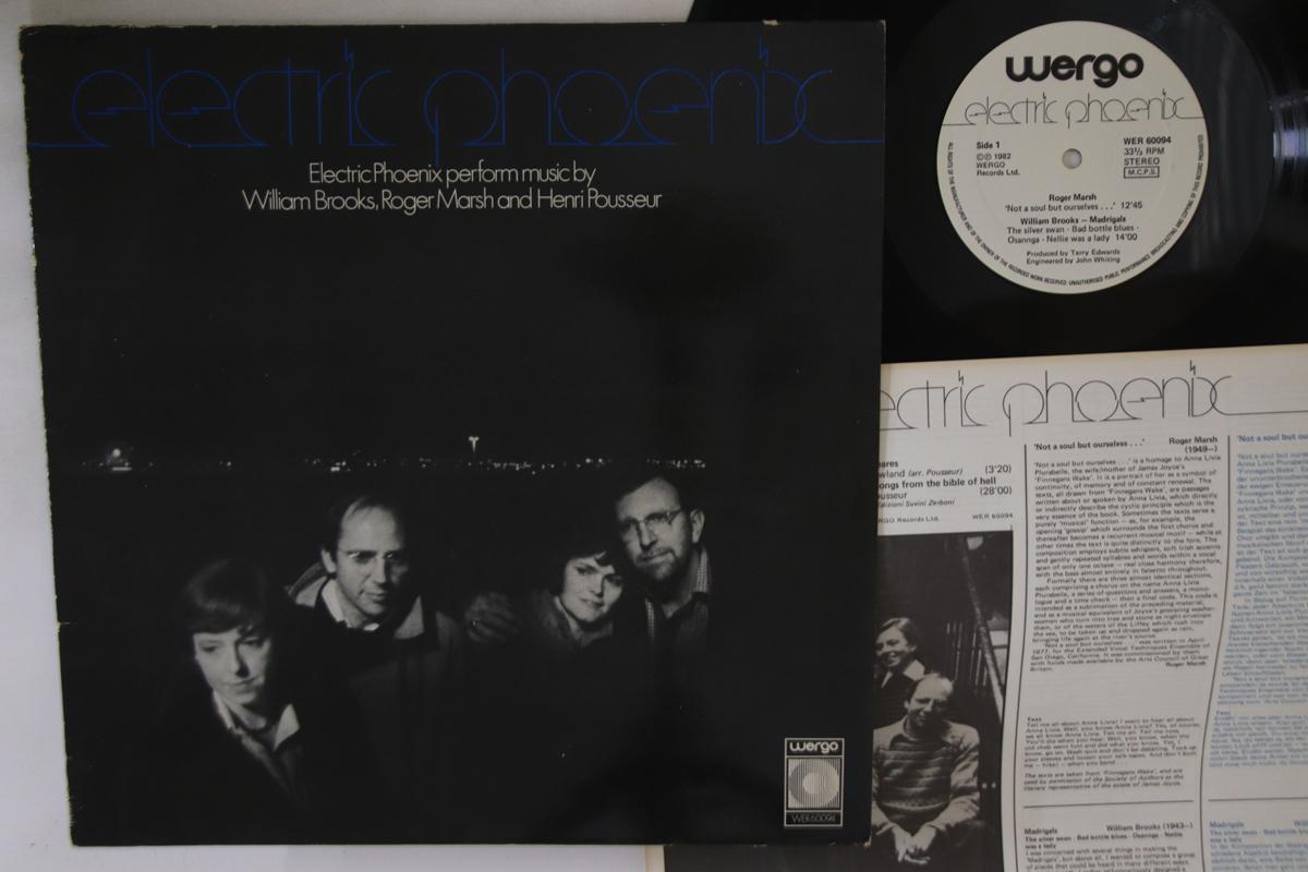 LP Record ELECTRIC PHOENIX - Electric Phoenix WER60094 WERGO 1982 UK Classical Used
LP Record ELECTRIC PHOENIX - Electric Phoenix WER60094 WERGO 1982 UK Classical Used