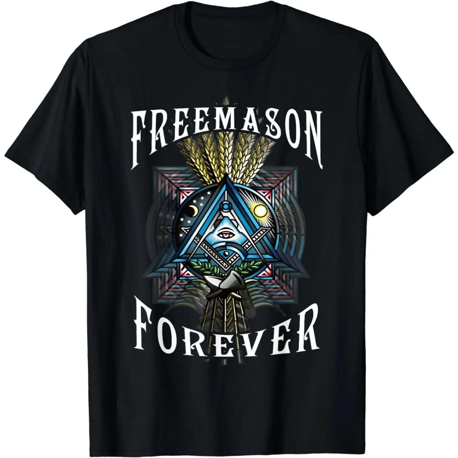 Freemason Forever All-seeing Eye Compass & Square Masonic T-Shirt 100% Cotton O-Neck Short Sleeve Casual Mens T-shirt Size S-3XL XXXXXL чорний
Freemason Forever All-seeing Eye Compass & Square Masonic T-Shirt 100% Cotton O-Neck Short Sleeve Casual Mens T-shirt Size S-3XL XXXXXL чорний