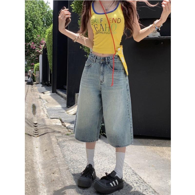 American retro old wide-leg jeans women s spring straight loose eight-point pants high waist thin versatile seven-point pants 3XL світло-синій колір
American retro old wide-leg jeans women s spring straight loose eight-point pants high waist thin versatile seven-point pants 3XL світло-синій колір