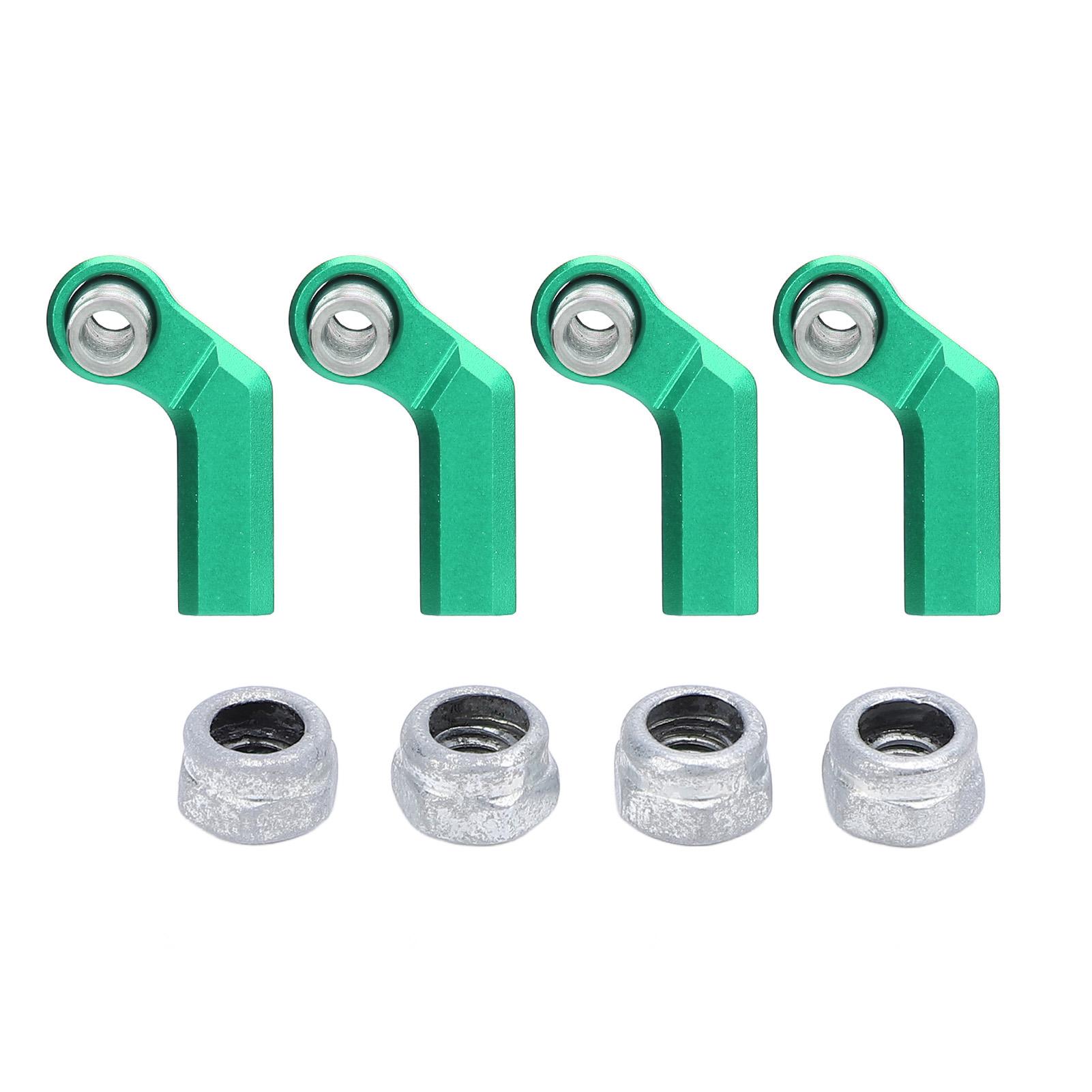 4 Set RC Link Rod End Alloy M4 Curved CW 7mm Ball Joint Head Set for 110 Model Car Green
4 Set RC Link Rod End Alloy M4 Curved CW 7mm Ball Joint Head Set for 110 Model Car Green
