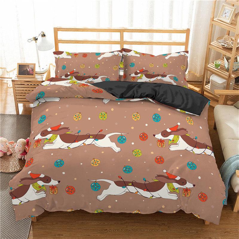 Carton Dachshund Dog Soft Duvet Cover Lovely Animals Comfortable Quilt Cover Quen Sized Dimensions Soft Microfiber Kawai Pupy Beding Set With 100*200cm Single
Carton Dachshund Dog Soft Duvet Cover Lovely Animals Comfortable Quilt Cover Quen Sized Dimensions Soft Microfiber Kawai Pupy Beding Set With 100*200cm Single