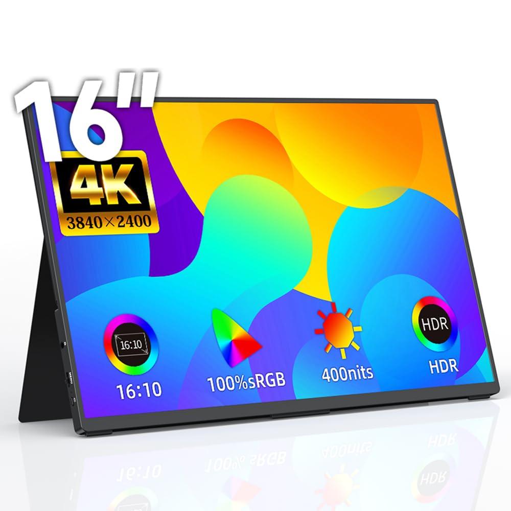 Upperizon Mobile Monitor 4K IPS sRGB 400nits High Brightness Thin UHD x HDR Compatible Stand Cover Speaker USB x 2 Mini HDMI x 1 Compatible with Game чорний
Upperizon Mobile Monitor 4K IPS sRGB 400nits High Brightness Thin UHD x HDR Compatible Stand Cover Speaker USB x 2 Mini HDMI x 1 Compatible with Game чорний