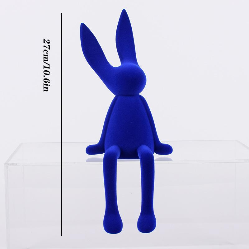 Nordic Home Decorate Flocking Figurines for Interior Gift Rabbit Statue Christmas Room Decor Abstract Art Sculpture
Nordic Home Decorate Flocking Figurines for Interior Gift Rabbit Statue Christmas Room Decor Abstract Art Sculpture