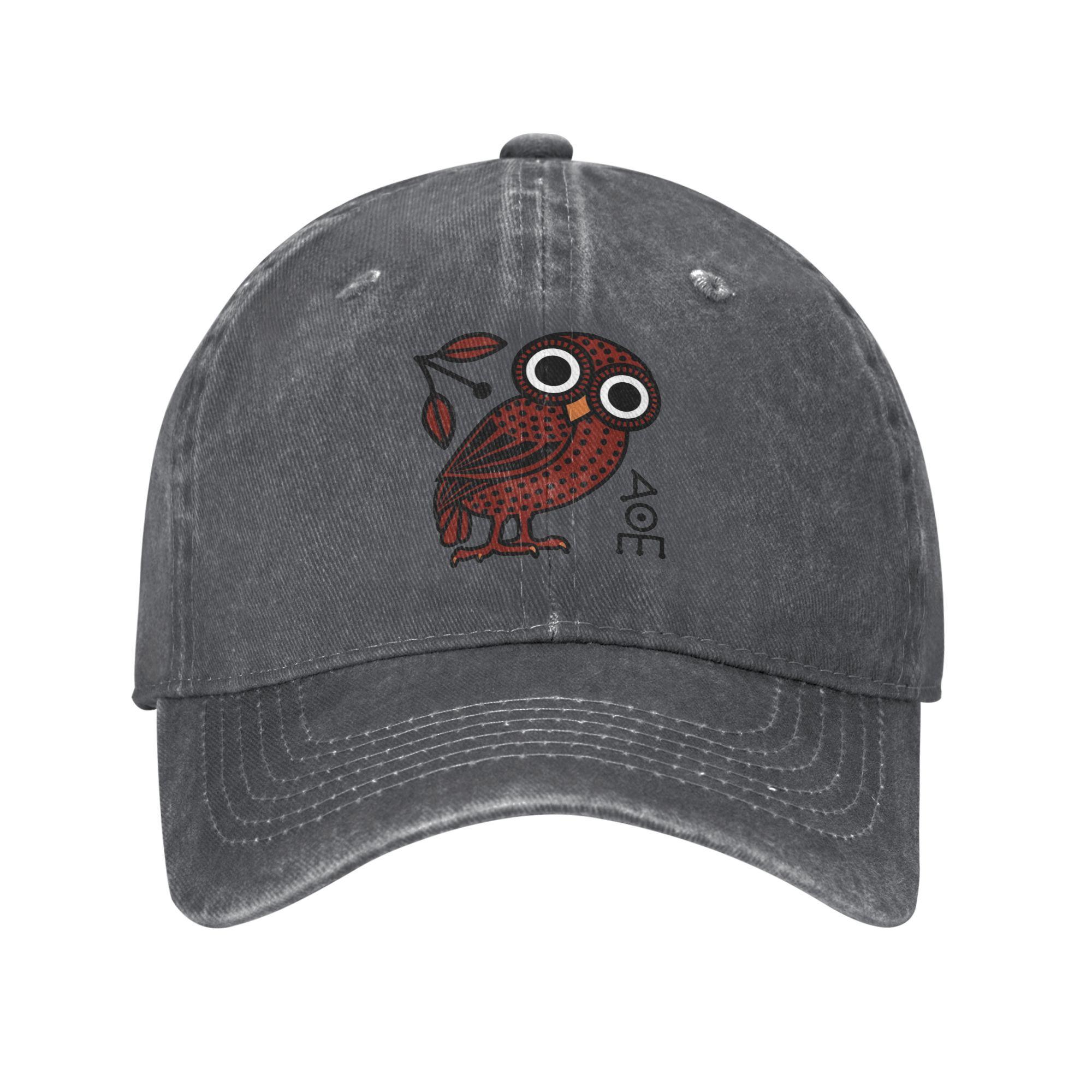 Vintage Cute Athenian Owl Ancient Greek Baseball Cap Men Women Distressed Denim Washed Sun Cap Tetradrachm Coin Outdoor Gift Hat Adjustable
Vintage Cute Athenian Owl Ancient Greek Baseball Cap Men Women Distressed Denim Washed Sun Cap Tetradrachm Coin Outdoor Gift Hat Adjustable