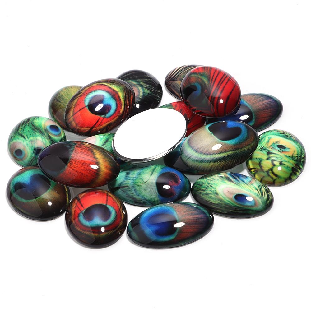 10pcs/lot Peacock Eye Cabochon Beads Oval Glass Beads Flat Back Cameo Cabochon Loose Spacers Beads For DIY Jewelry Wholesale 10x14mm
10pcs/lot Peacock Eye Cabochon Beads Oval Glass Beads Flat Back Cameo Cabochon Loose Spacers Beads For DIY Jewelry Wholesale 10x14mm