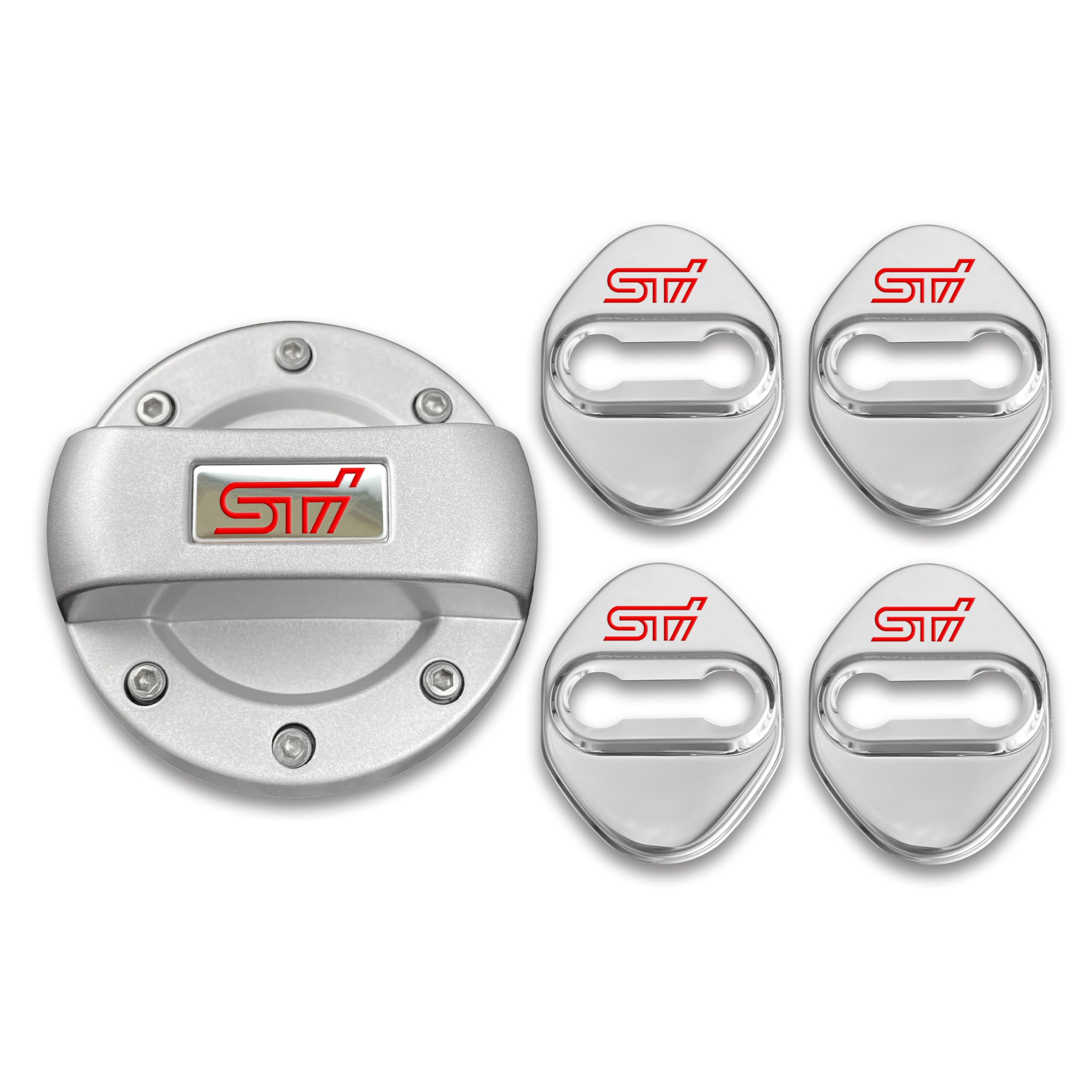 STI Subaru Крышка горловины бензобака, Крышка бензобака, Накладка на дверной фиксатор, Накладка на дверной замок, Набор на клеевой основе (Серебряный) серебряный
STI Subaru Крышка горловины бензобака, Крышка бензобака, Накладка на дверной фиксатор, Накладка на дверной замок, Набор на клеевой основе (Серебряный) серебряный