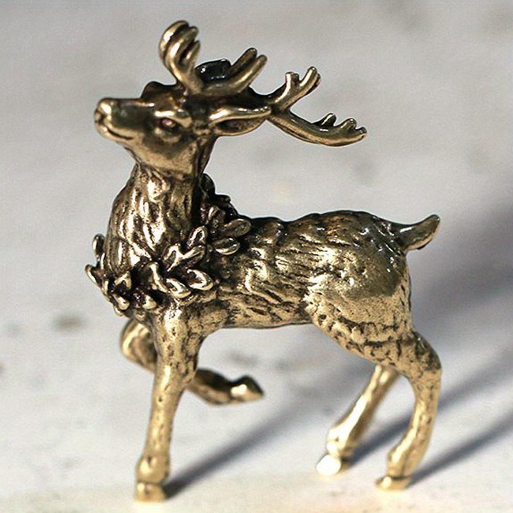 Deer Ornament Deer Statue Miniature Sika Miniature Figurines Solid Brass Tabletop Decoration Deer Sculpture Ornaments Left
Deer Ornament Deer Statue Miniature Sika Miniature Figurines Solid Brass Tabletop Decoration Deer Sculpture Ornaments Left