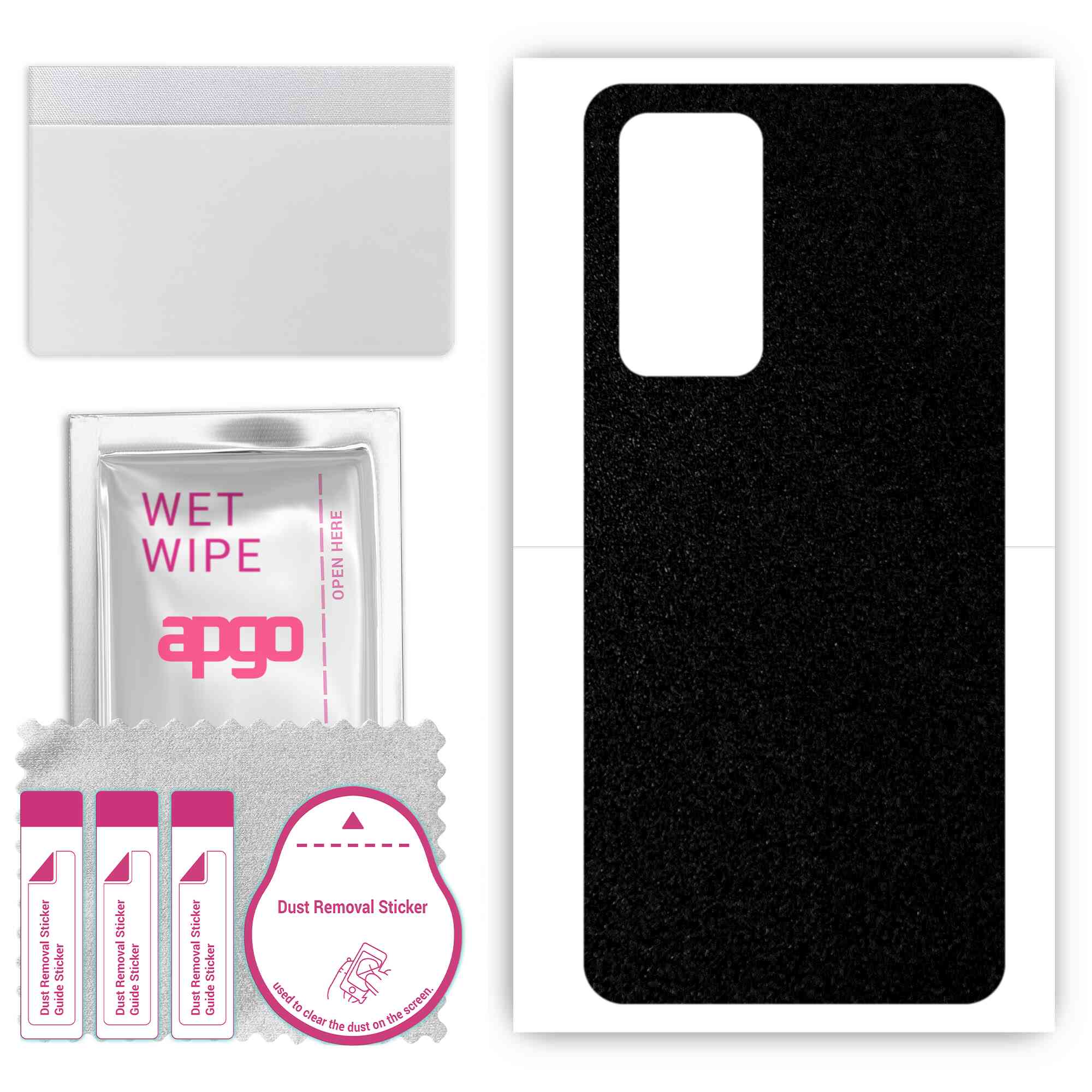 apgo Protective Skin Sticker for the back compatible with OnePlus 9RT, Wrap Film, Foil, Vinyl - Pattern Matte Black
apgo Protective Skin Sticker for the back compatible with OnePlus 9RT, Wrap Film, Foil, Vinyl - Pattern Matte Black