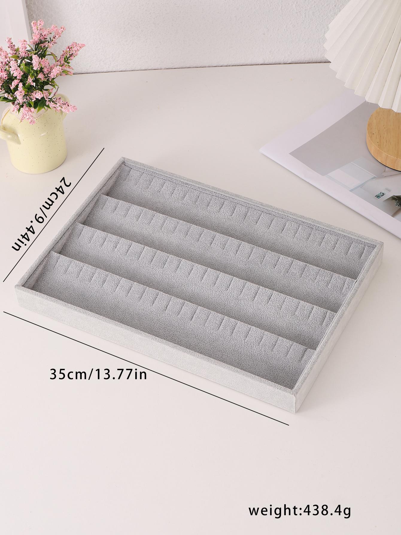 Velvet Jewelry Display Tray Exquisite Jewellery Holder Portable Ring Earrings Necklace Organizer Storage Box Organizator Trays сірий колір
Velvet Jewelry Display Tray Exquisite Jewellery Holder Portable Ring Earrings Necklace Organizer Storage Box Organizator Trays сірий колір